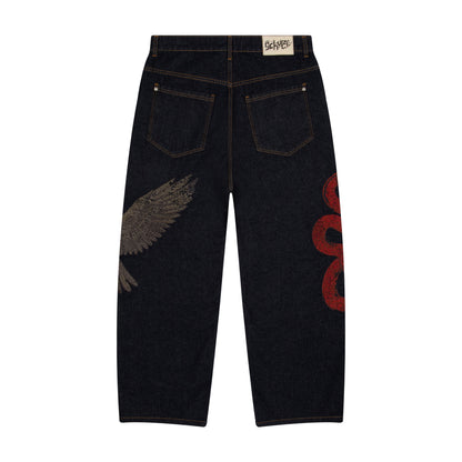 "hellboy" indigo raw Denim 02