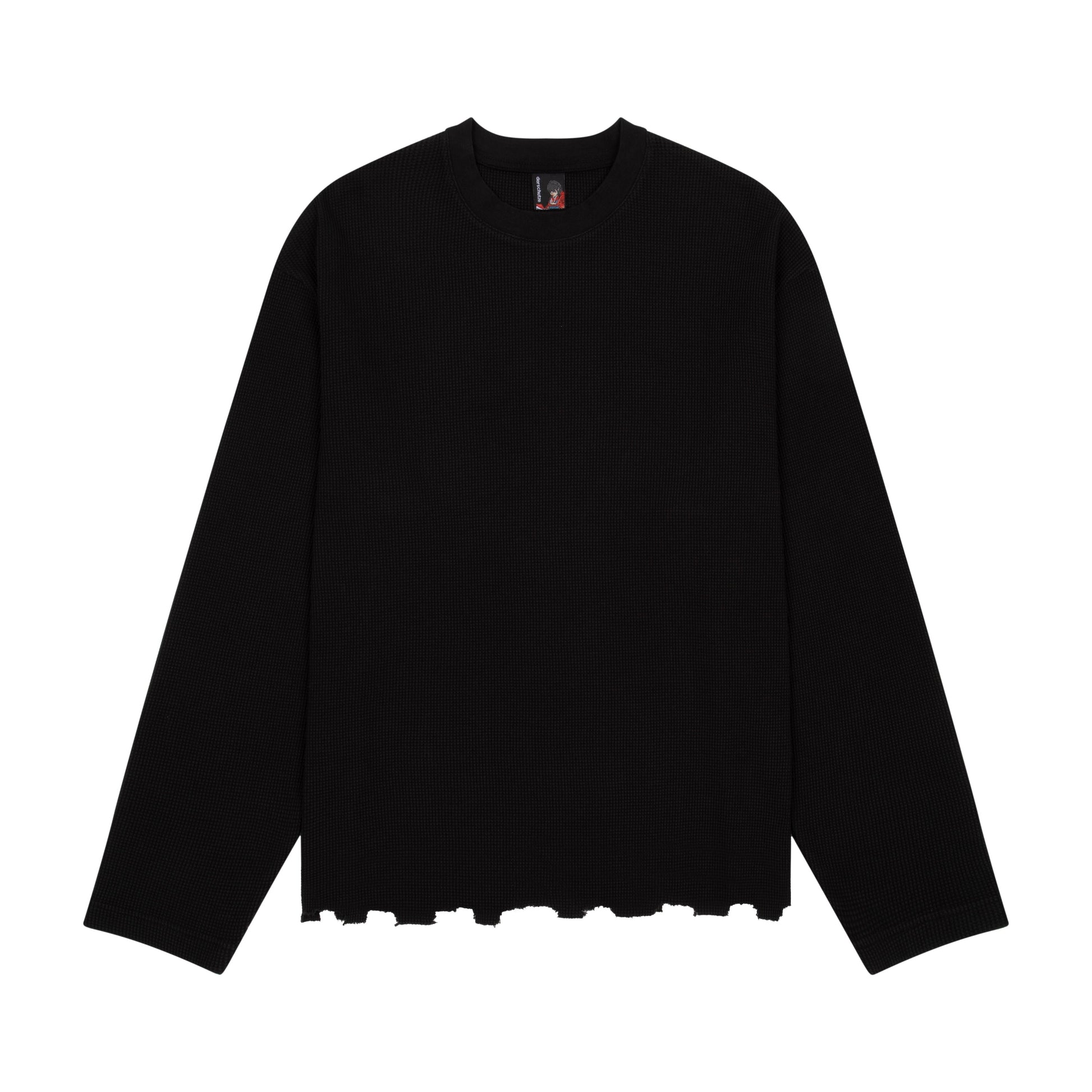 "hellboy" waffle Longsleeve black