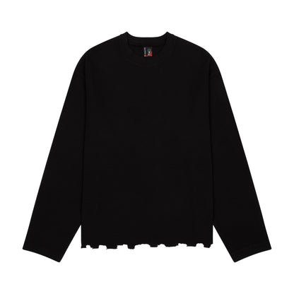 "hellboy" waffle Longsleeve black