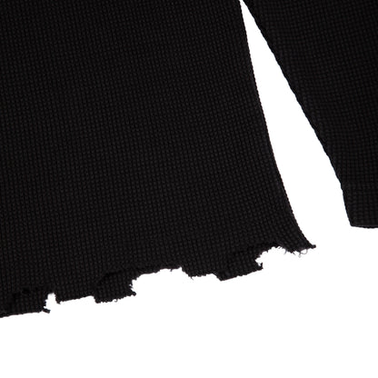 "hellboy" waffle Longsleeve black