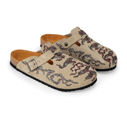 "lotus v2" clogs beige