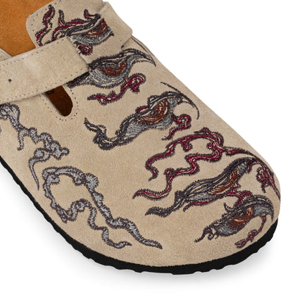 "lotus v2" clogs beige