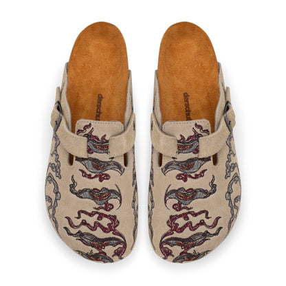 "lotus v2" clogs beige