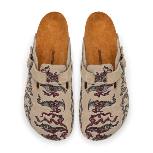 "lotus v2" clogs beige