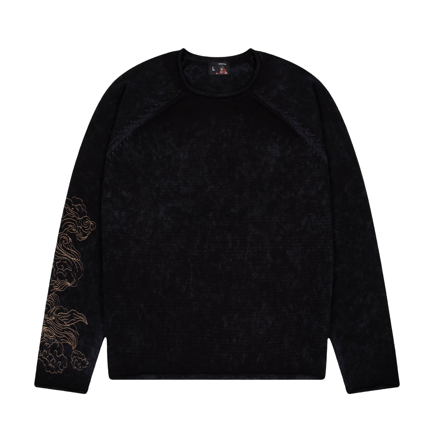 "lotus v2" Knit black