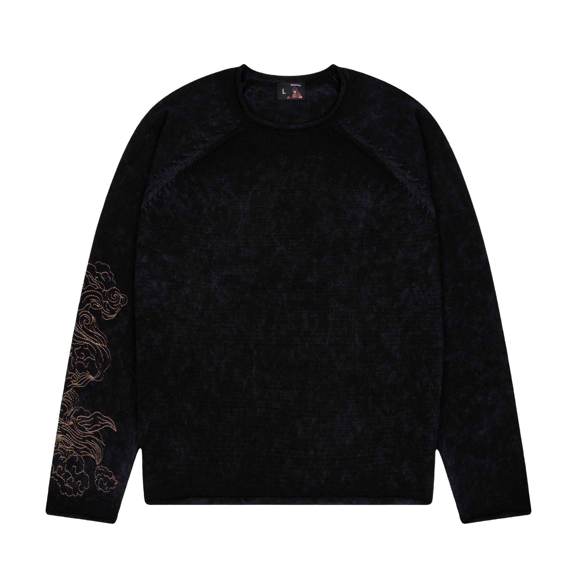"lotus v2" Knit black