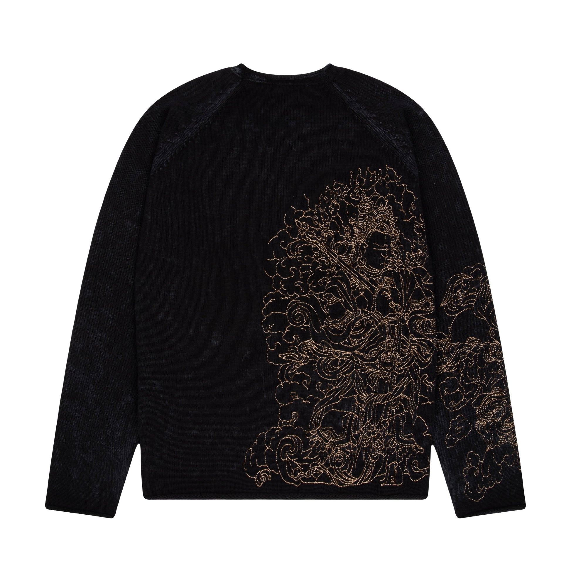 "lotus v2" Knit black
