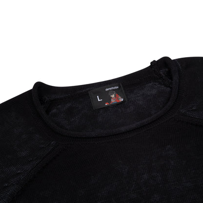 "lotus v2" Knit black
