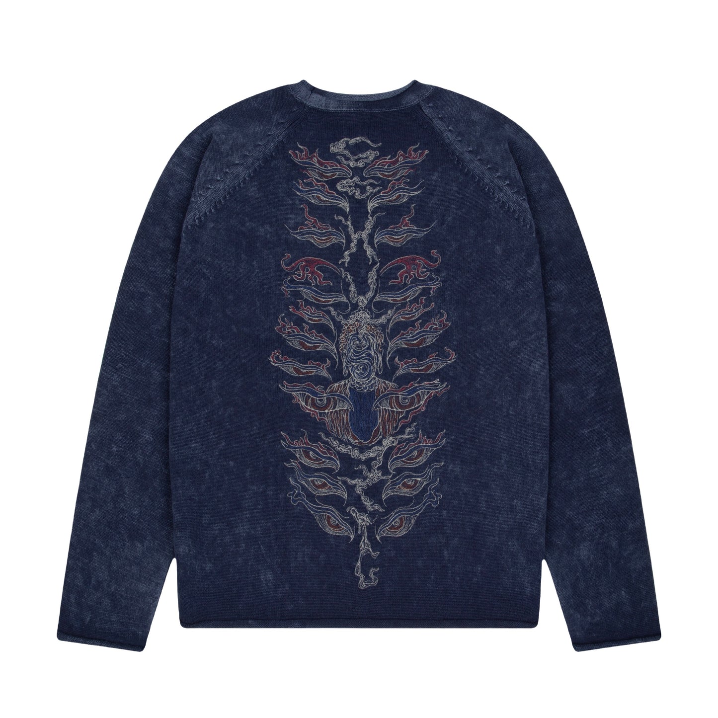 "lotus v2" Knit blue