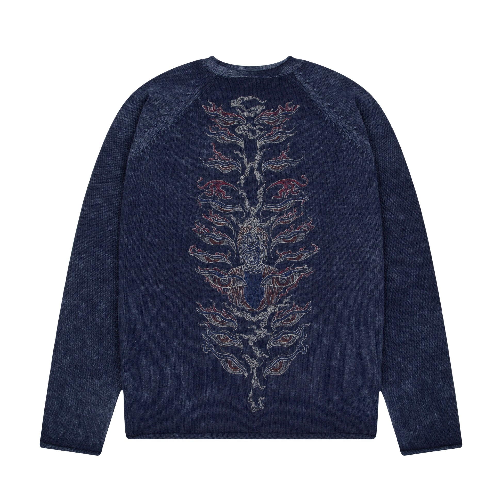 "lotus v2" Knit blue