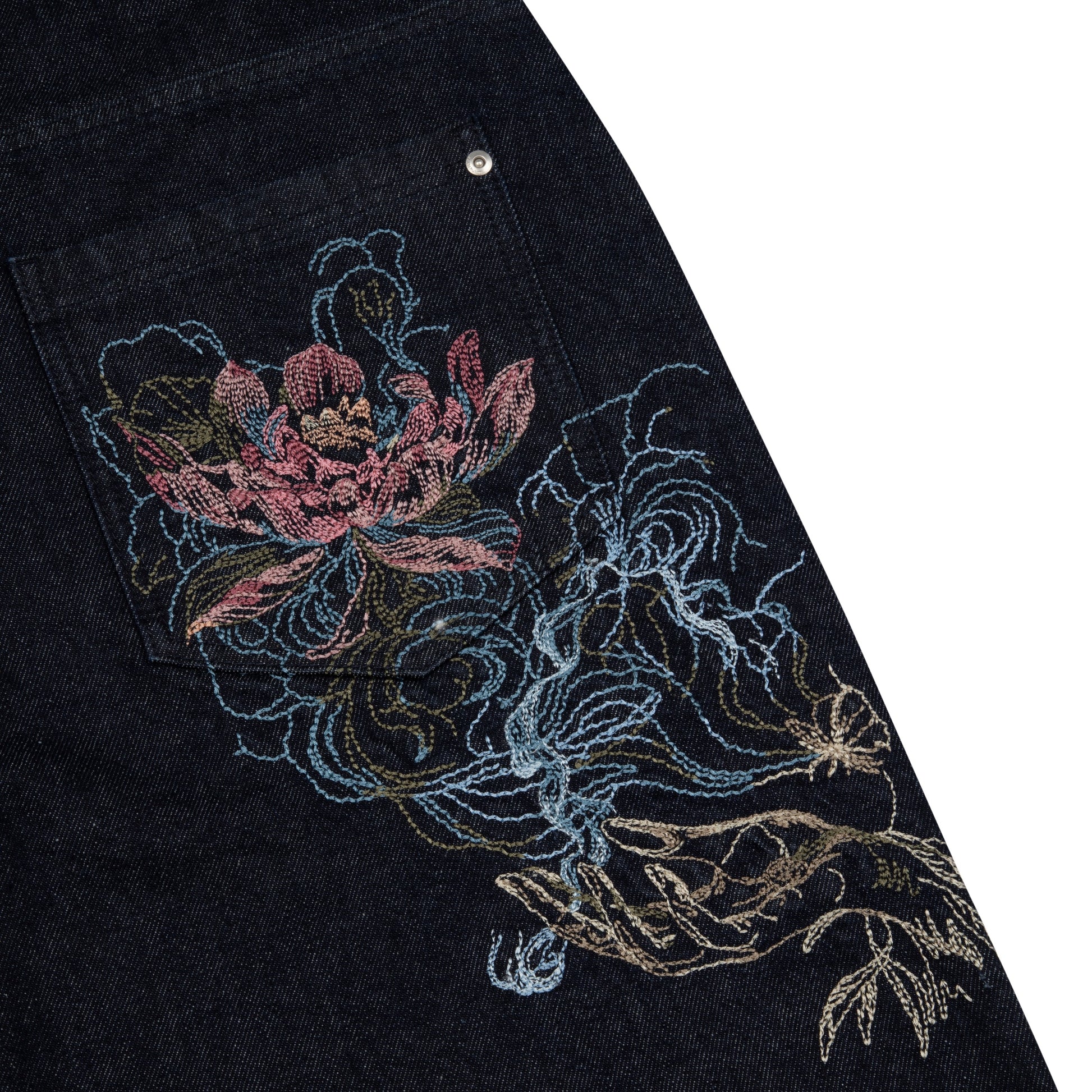 "lotus v2" indigo raw Denim 02