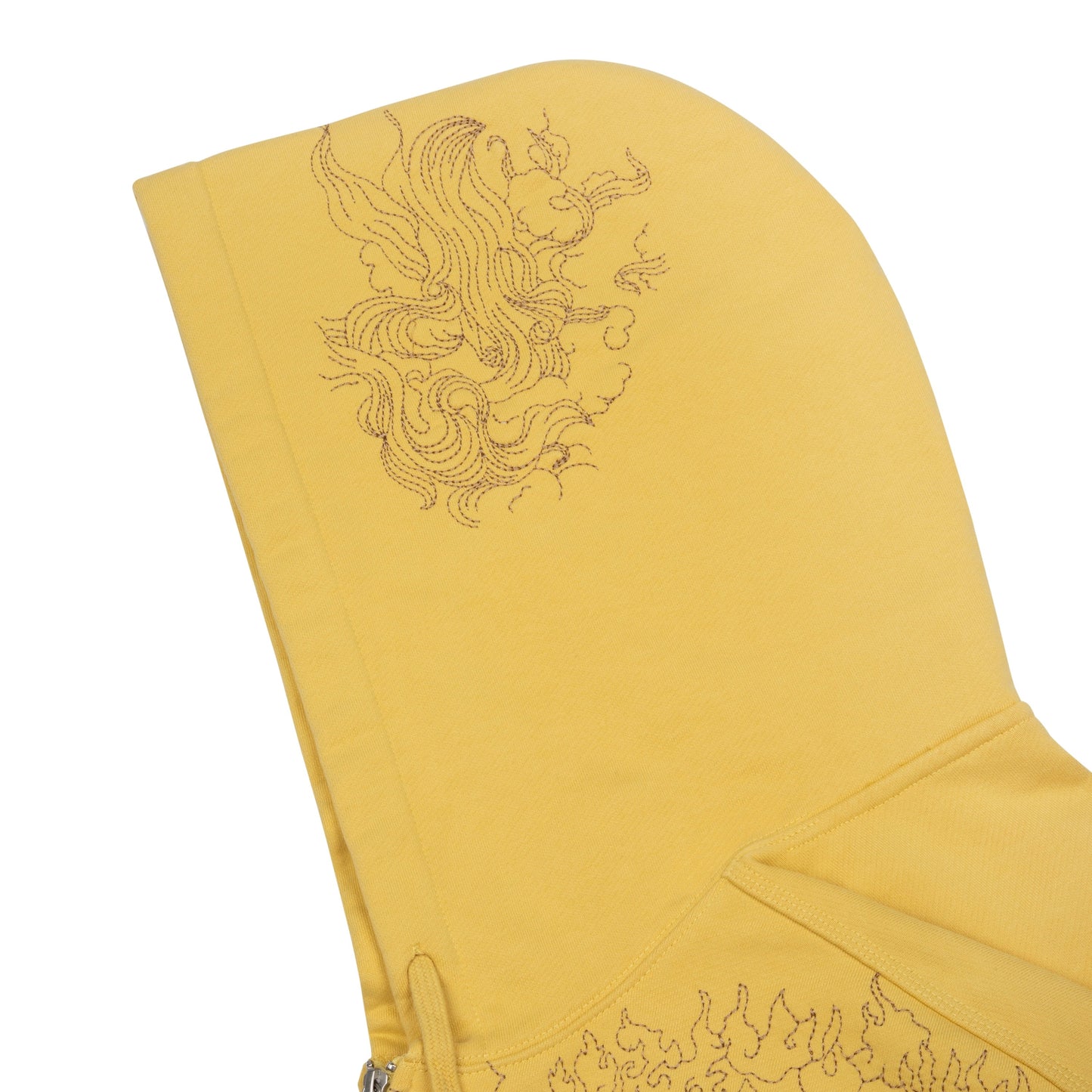 "lotus v2" Zip Up yellow