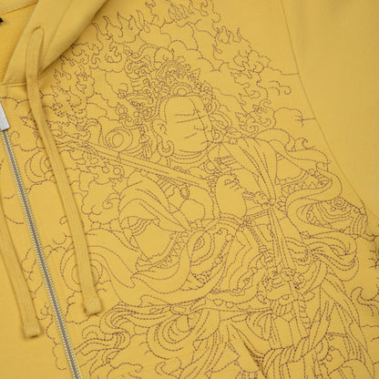 "lotus v2" Zip Up yellow
