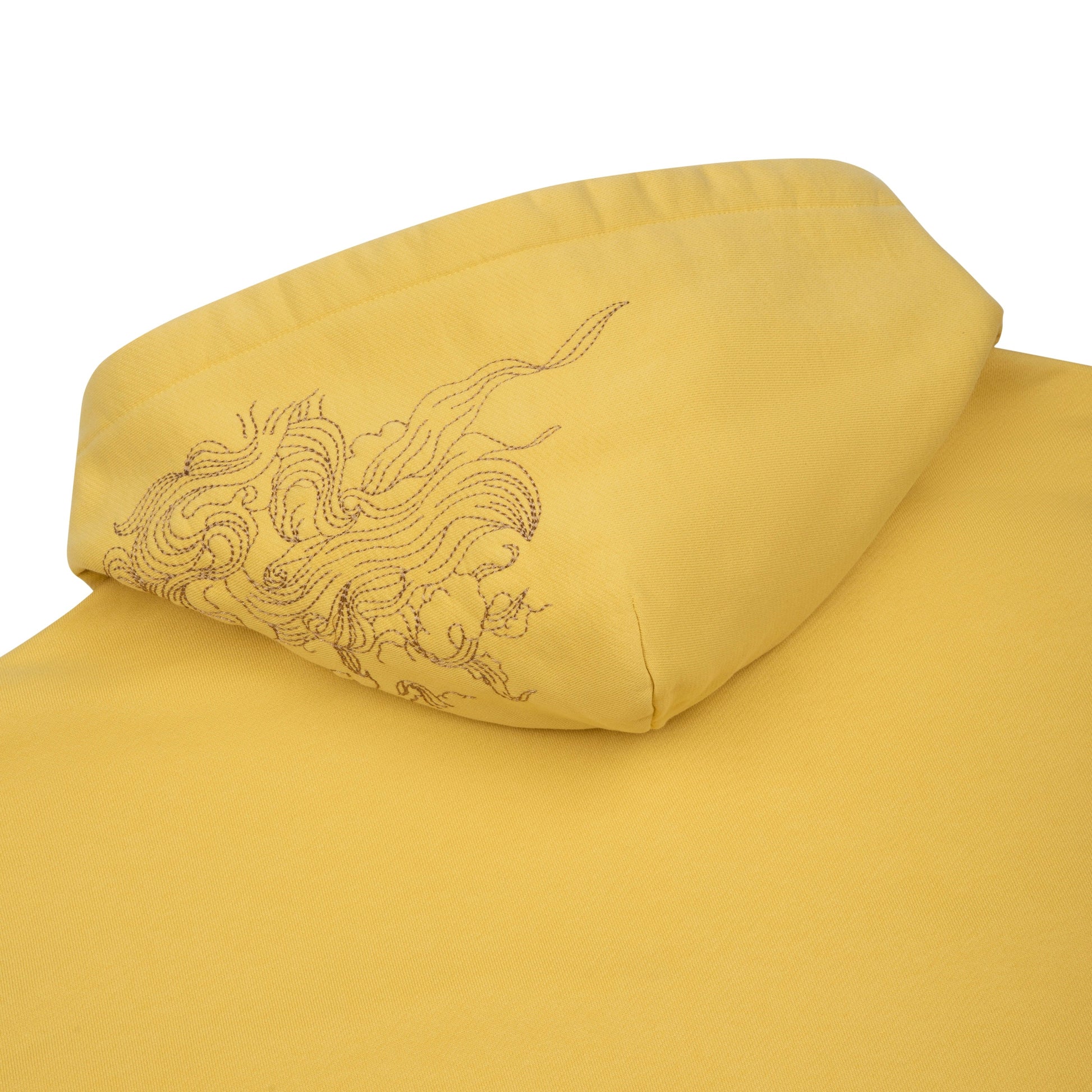 "lotus v2" Zip Up yellow
