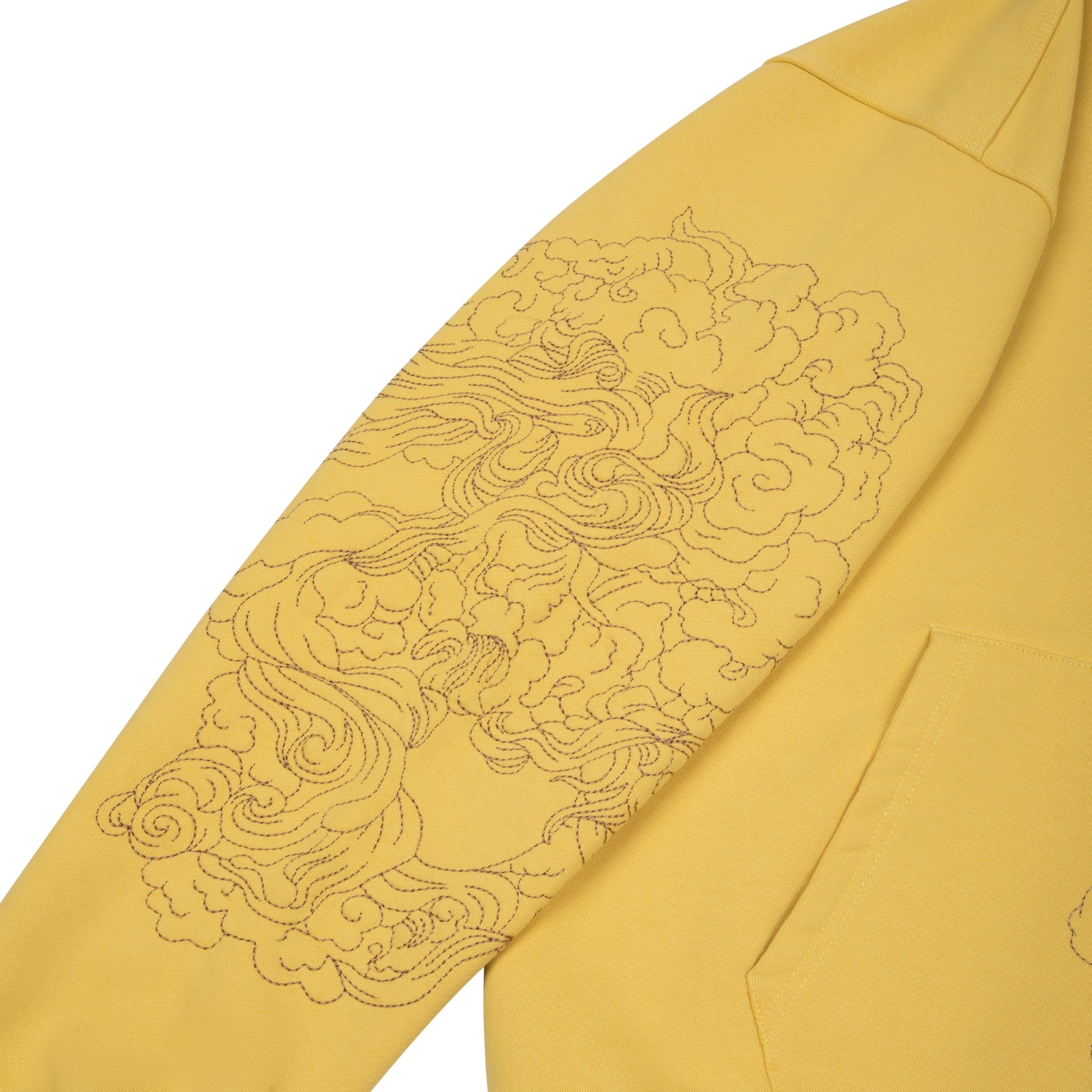 "lotus v2" Zip Up yellow