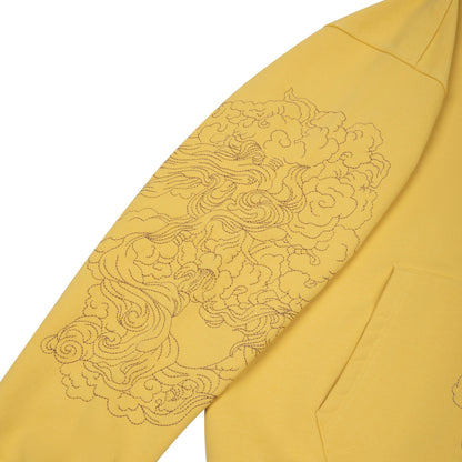 "lotus v2" Zip Up yellow
