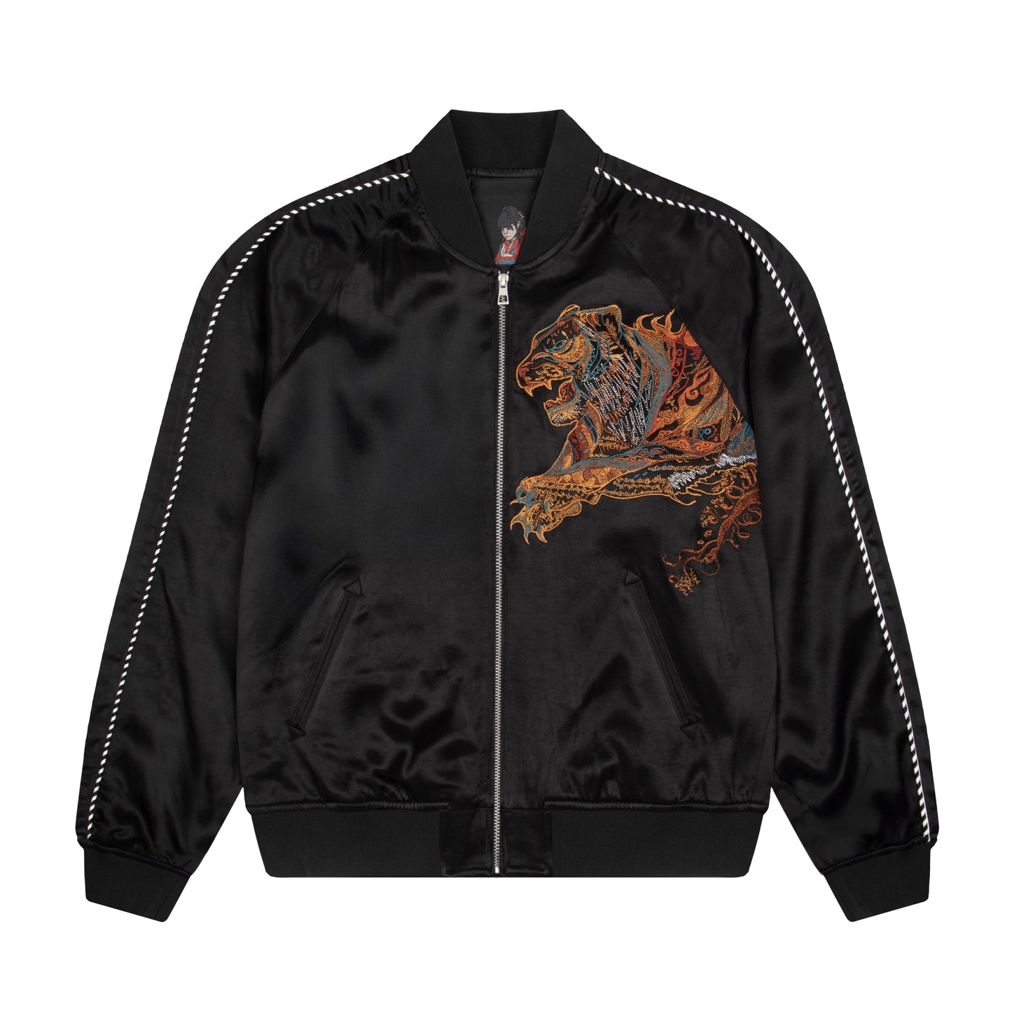 "lotus v2" satin Jacket