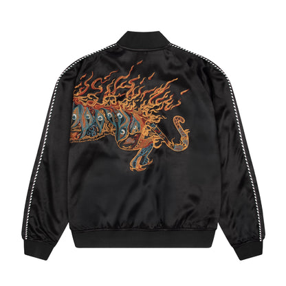 "lotus v2" satin Jacket