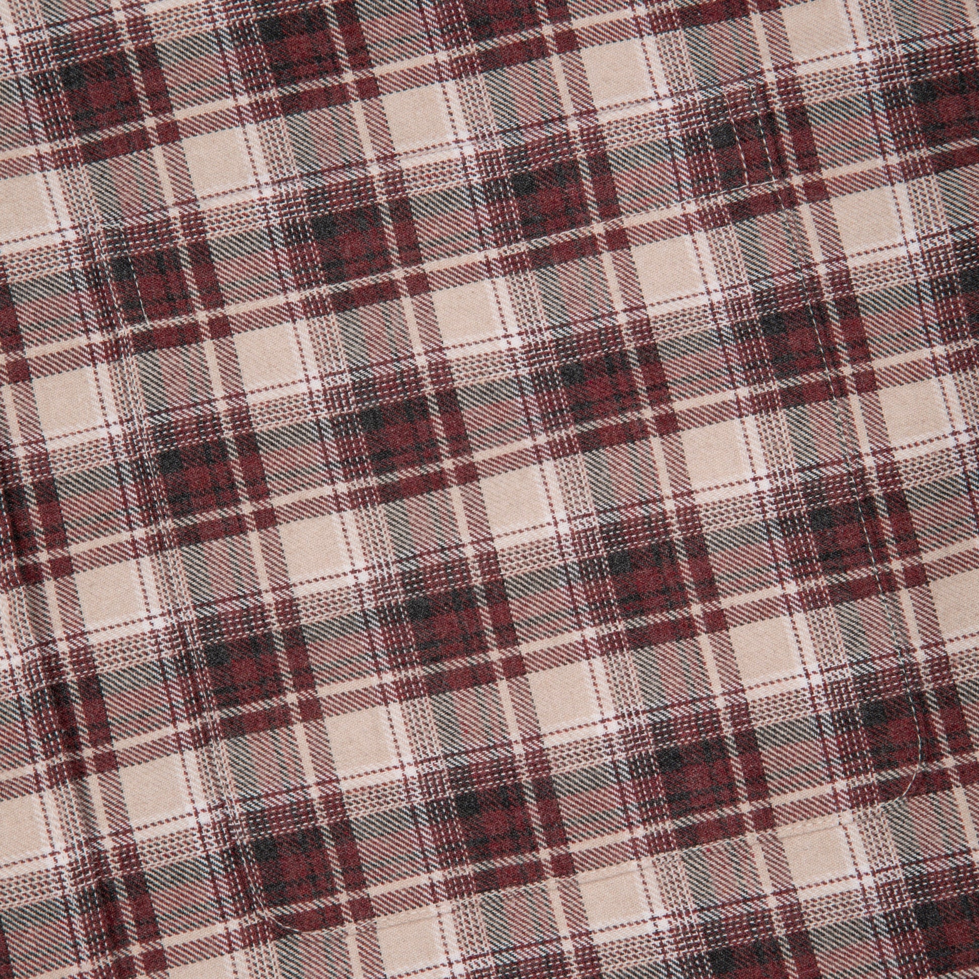 "lotus v2" layered Shirt plaid brown