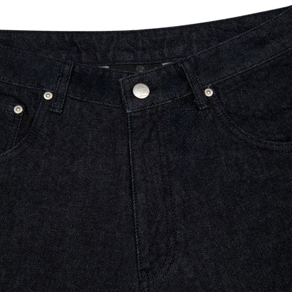 "yakuza" indigo raw Jorts 02