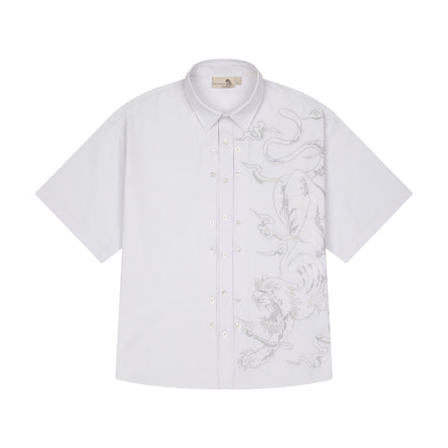 "yakuza" Shirt white striped
