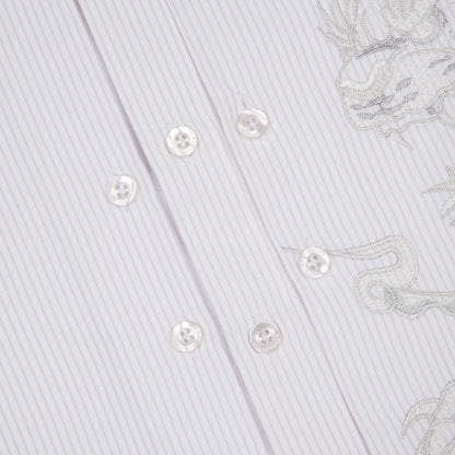 "yakuza" Shirt white striped