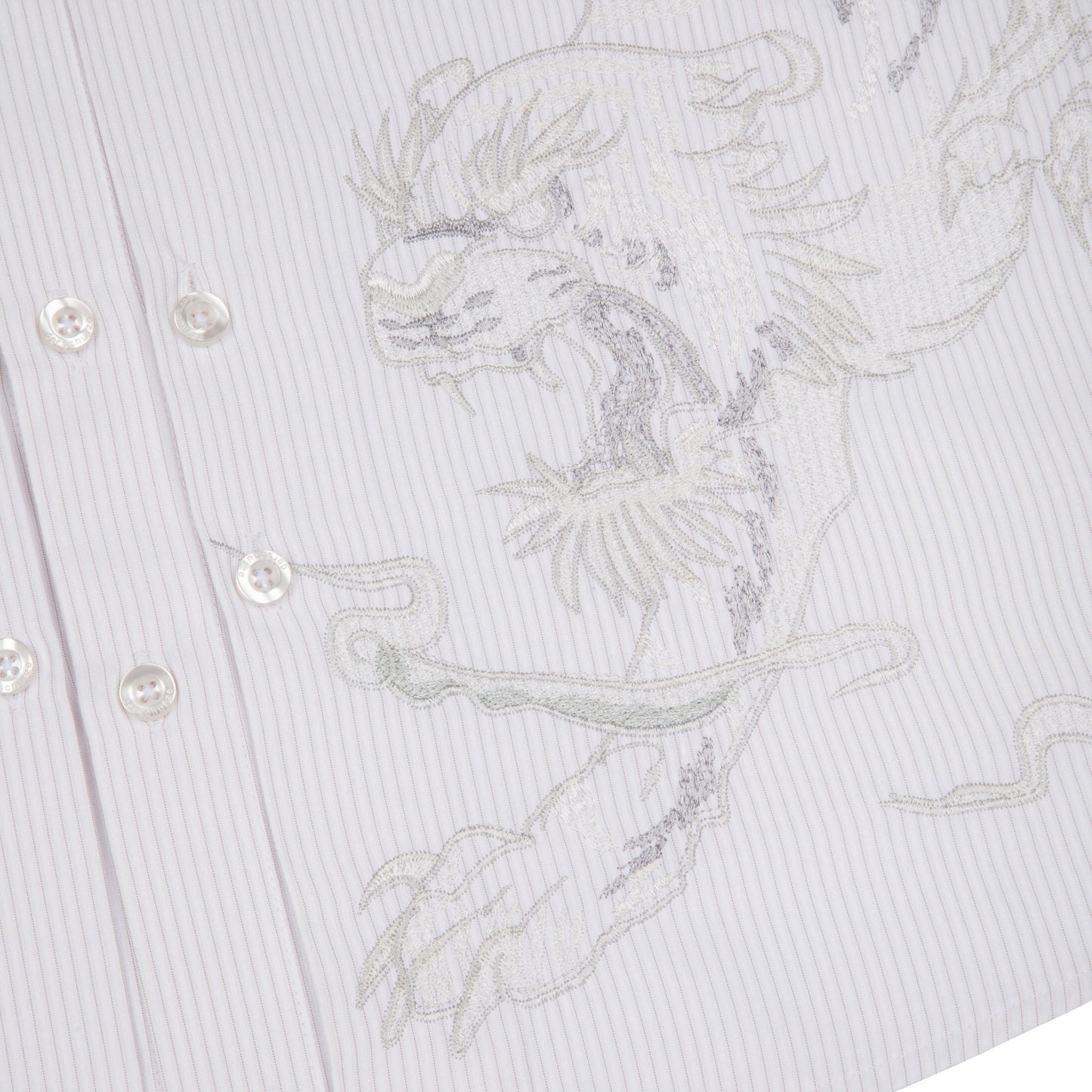 "yakuza" Shirt white striped
