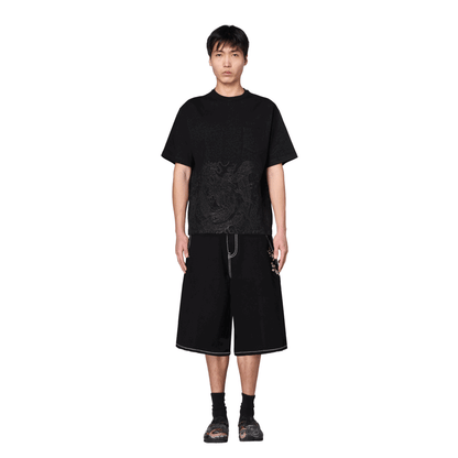"yakuza" Jorts black 01