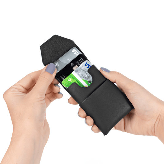 Origami Card Holder - Black