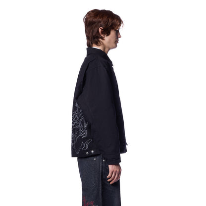 "wall street" denim Jacket
