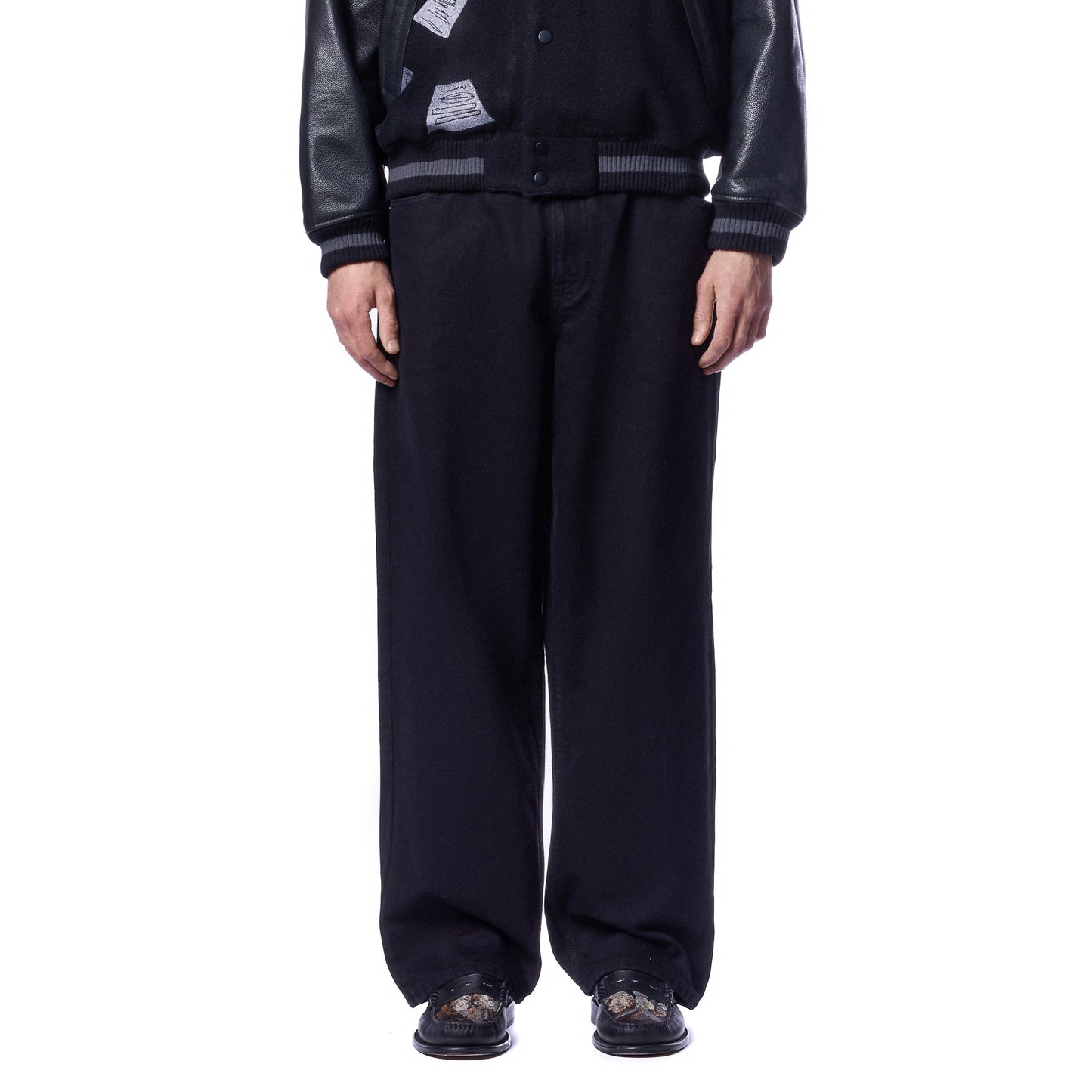 "wall street" black Denim