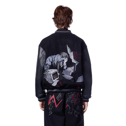 "wall street" varsity Jacket