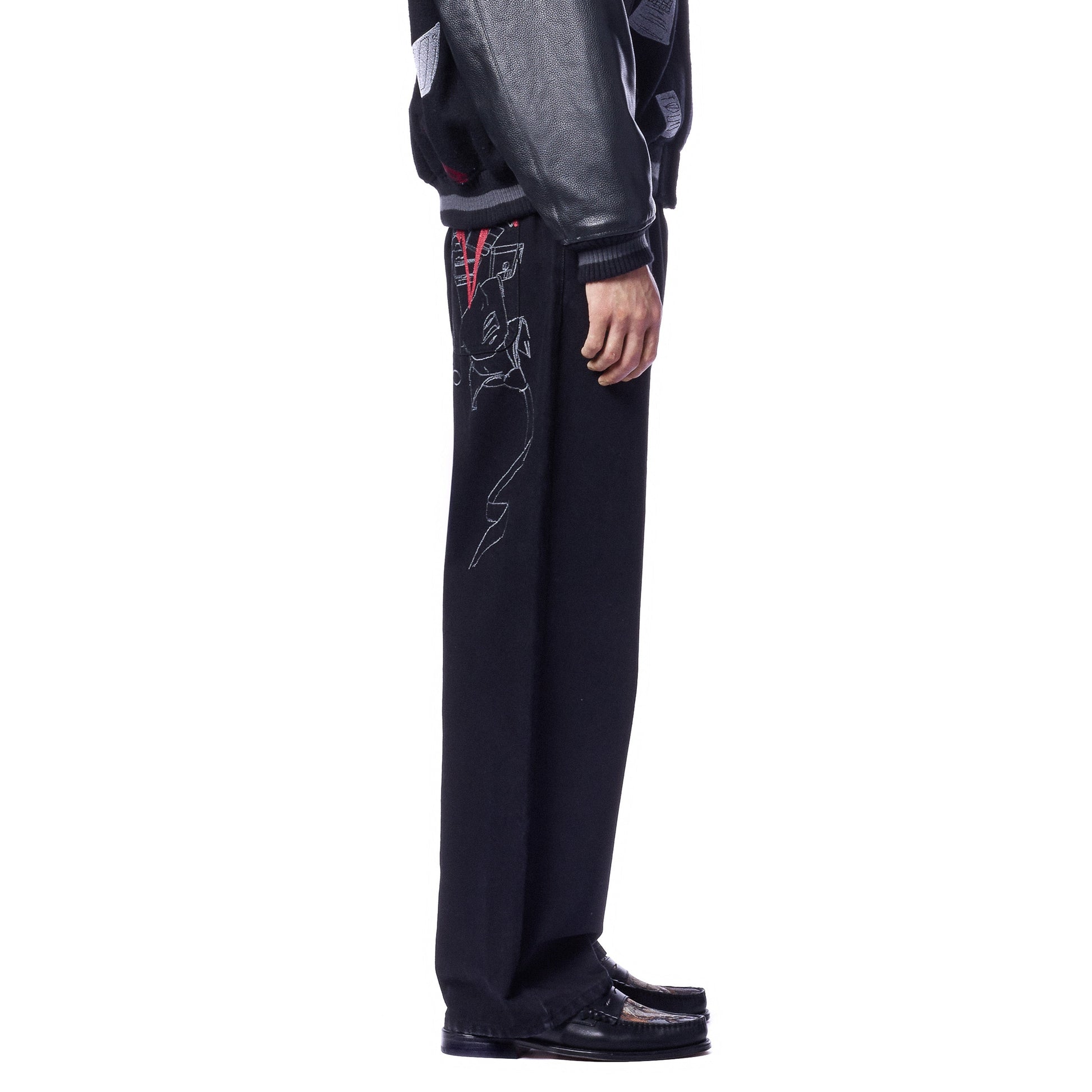 "wall street" black Denim