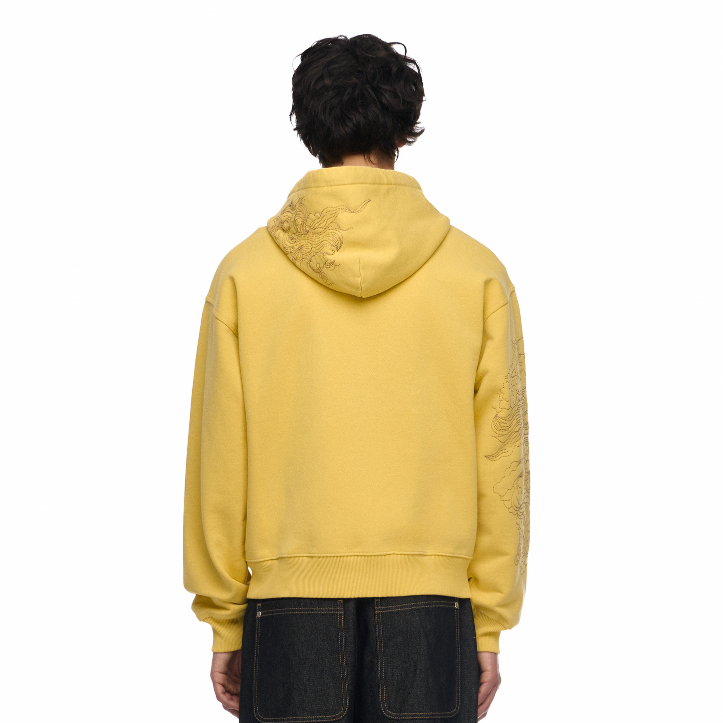 "lotus v2" Zip Up yellow