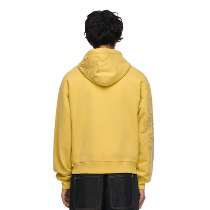 "lotus v2" Zip Up yellow