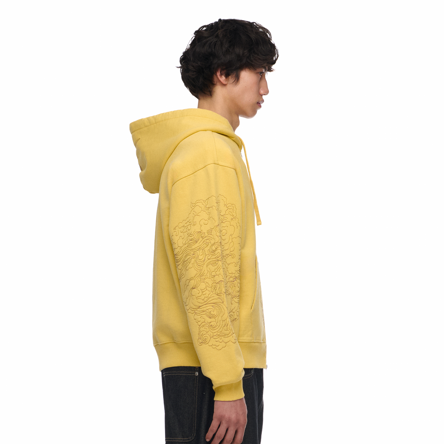 "lotus v2" Zip Up yellow