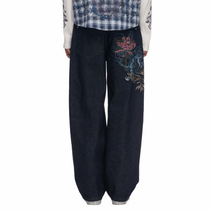 "lotus v2" indigo raw Denim 02