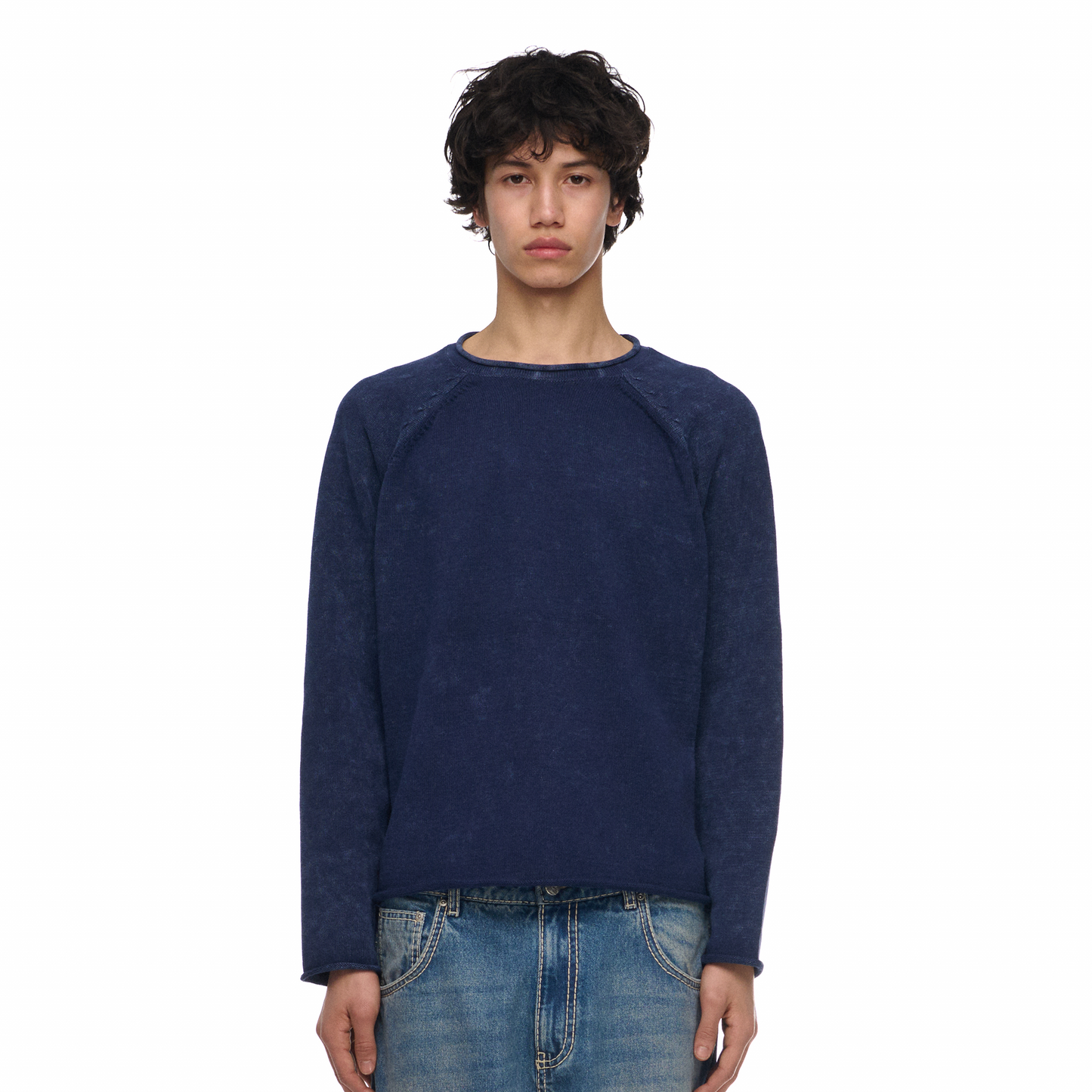 "lotus v2" Knit blue