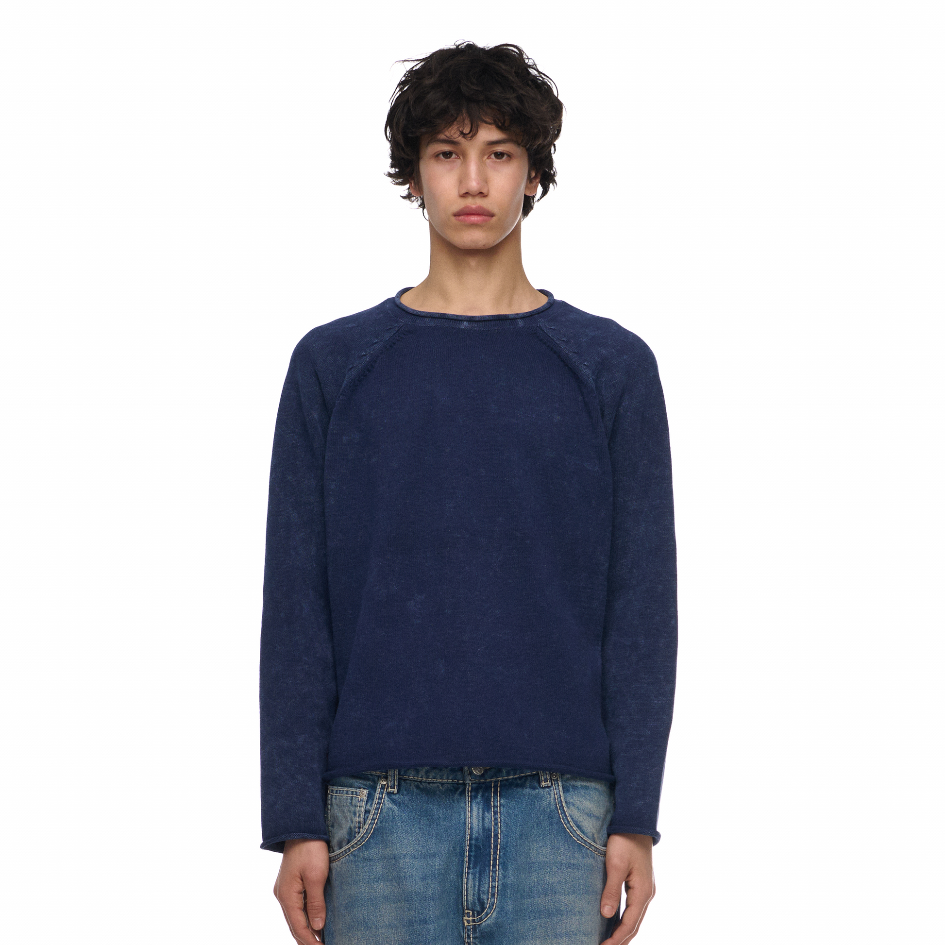 "lotus v2" Knit blue