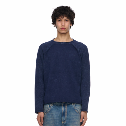 "lotus v2" Knit blue