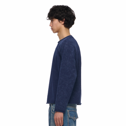 "lotus v2" Knit blue