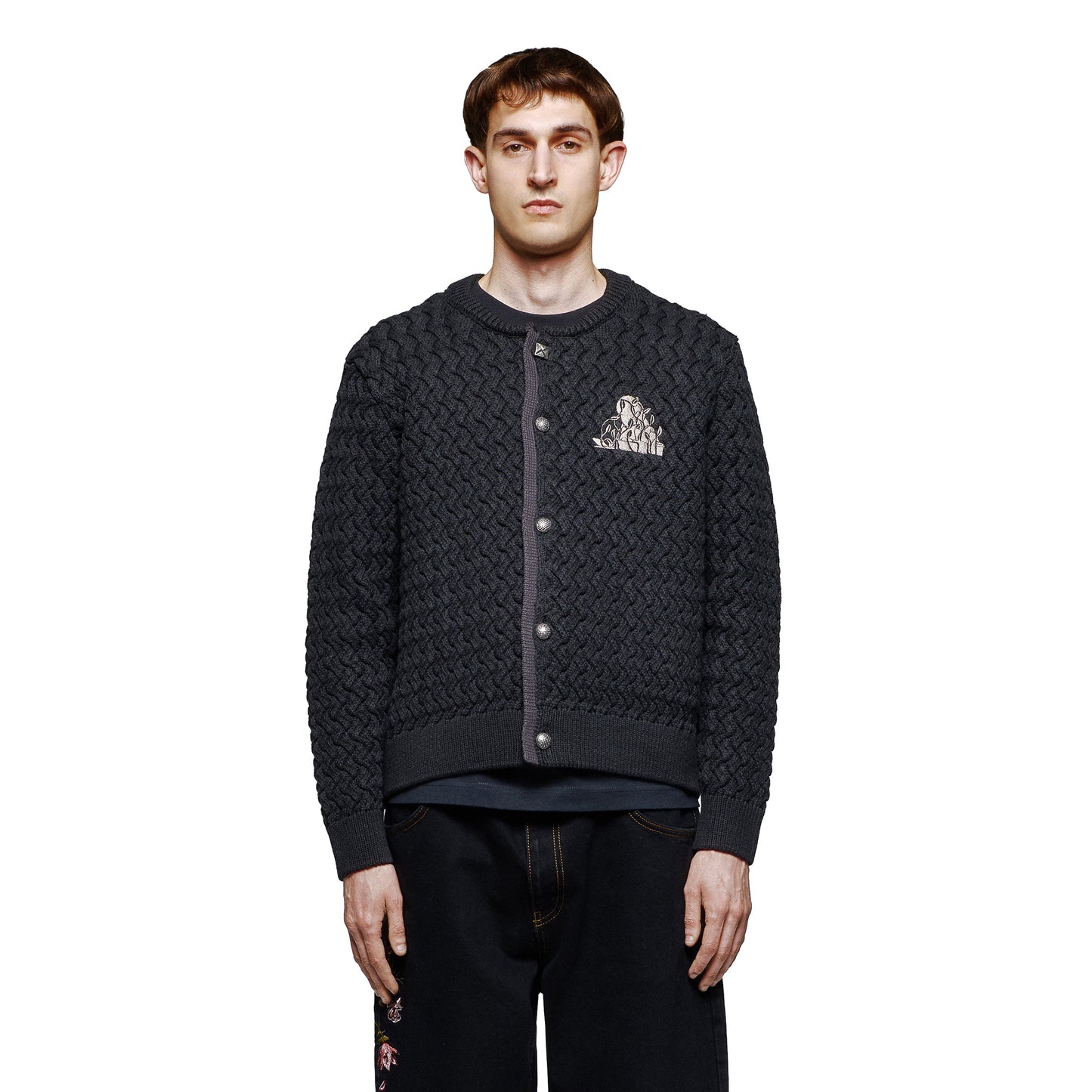 "garden of eden" Cardigan anthracite