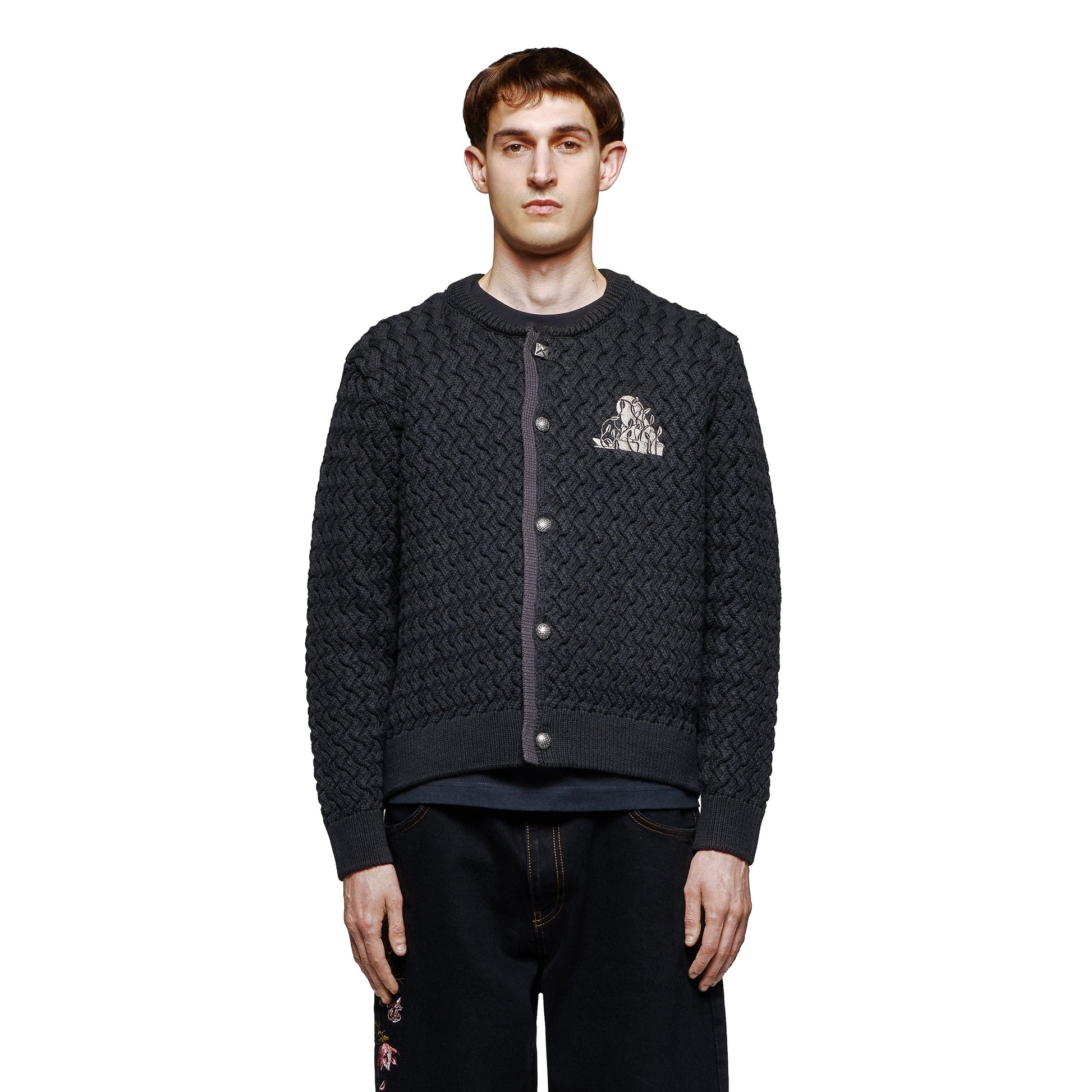 "garden of eden" Cardigan anthracite