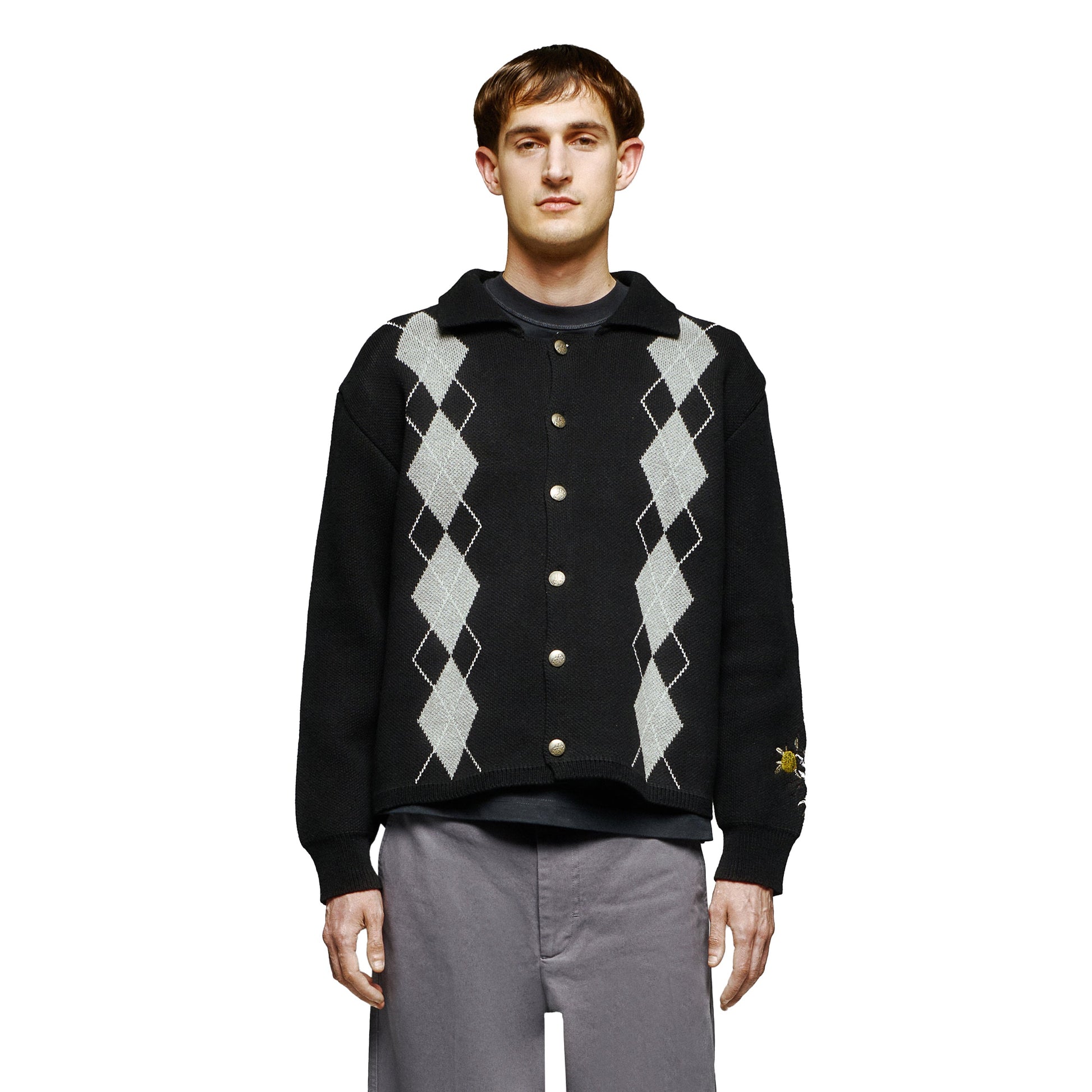 "garden of eden" Polo Cardigan