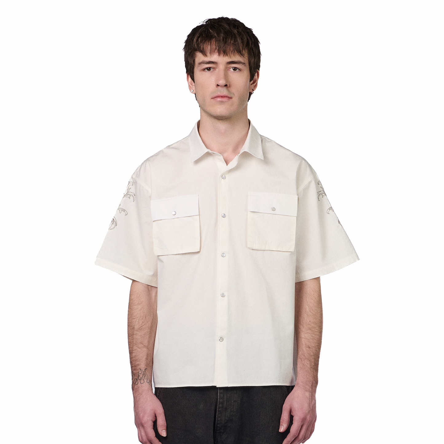 "hellboy" Shirt off white