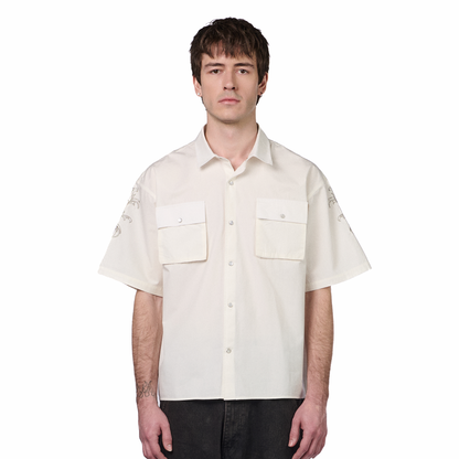 "hellboy" Shirt off white
