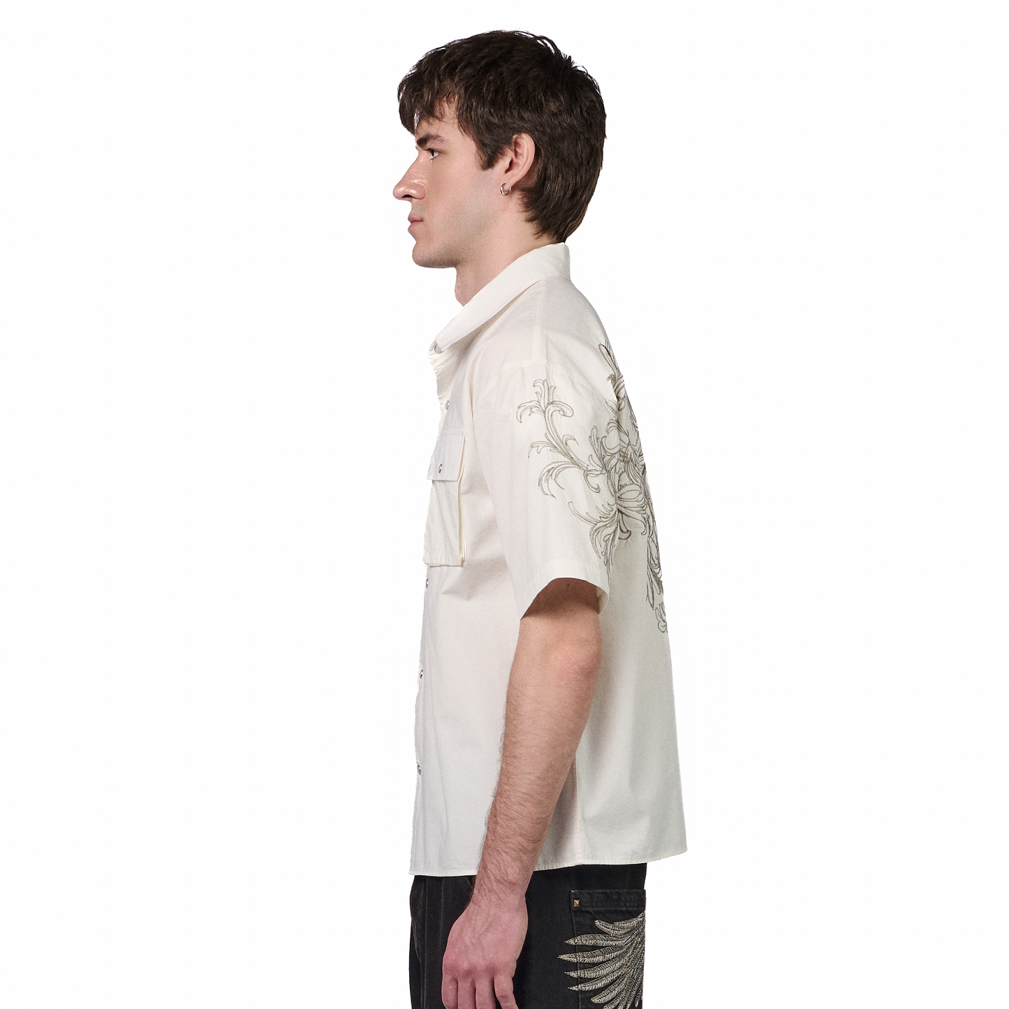 "hellboy" Shirt off white