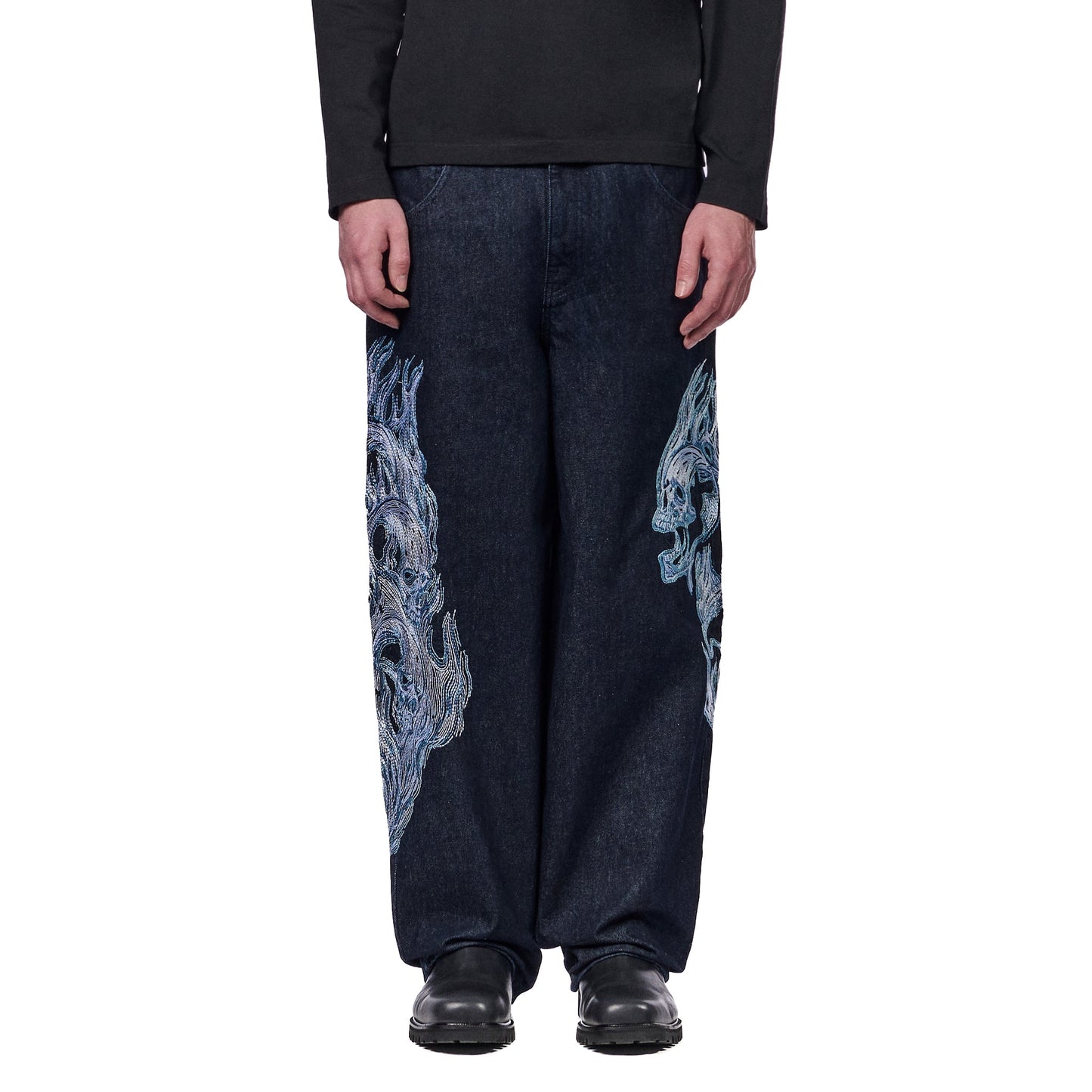 "hellboy" indigo raw Denim 01