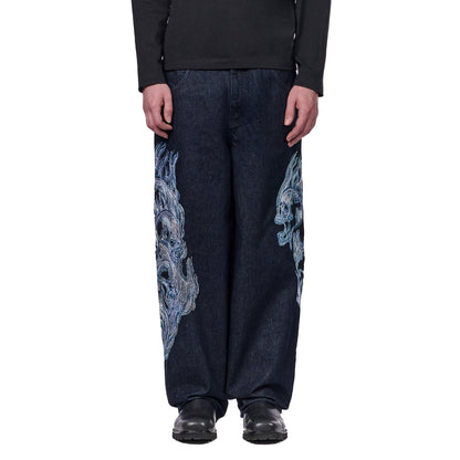"hellboy" indigo raw Denim 01