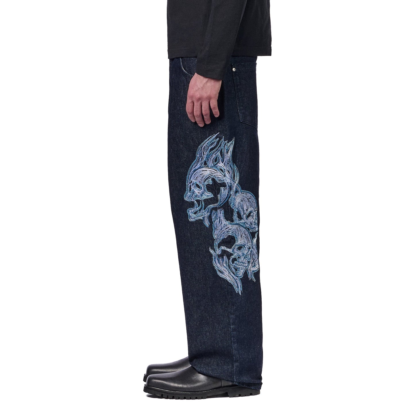 "hellboy" indigo raw Denim 01